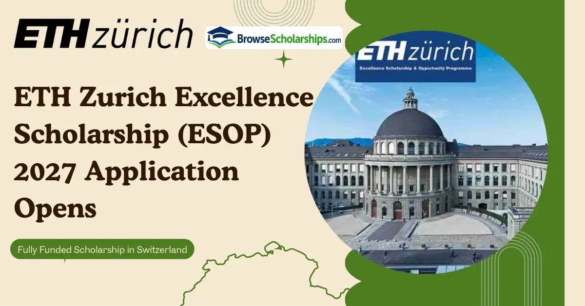 eth-zurich-excellence-scholarship-esop-application-opens Masters Scholarships