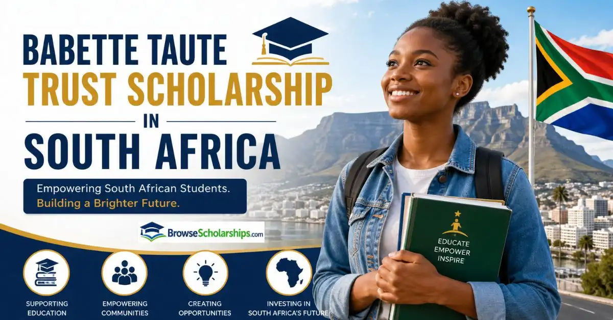 Babette Taute Trust Scholarship in South Africa 2027 – Scholarship Opportunity for Students